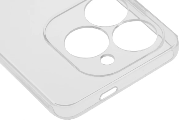 Чехол (клип-кейс) BoraSCO для Tecno Spark 20 Silicone Case прозрачный (72688)