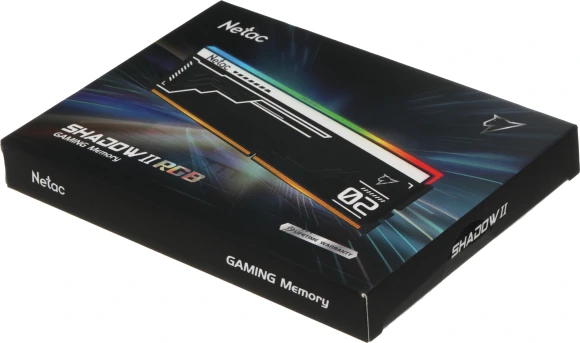 Память DDR5 2x16GB 7600MHz Netac NTS2D5P76DP-32K Shadow II RGB RTL Gaming PC5-60800 CL36 DIMM ECC 288-pin 1.4В с радиатором Ret