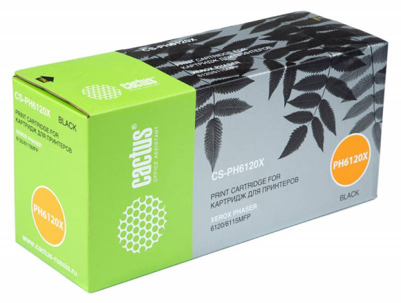 Картридж лазерный Cactus CS-PH6120X 113R00692 черный (4500стр.) для Xerox Phaser 6115/6120 Картридж лазерный Cactus CS-PH6120X 113R00692 черный (4500стр.) для Xerox Phaser 6115/6120