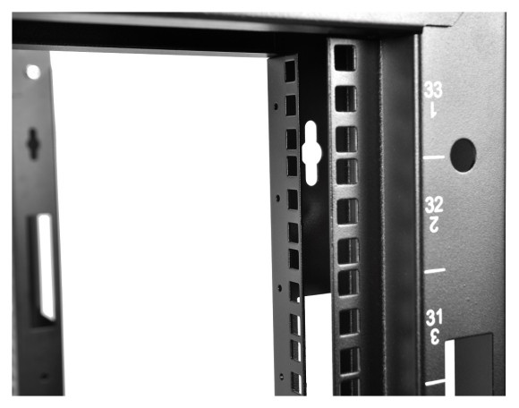 Стойка двухрамная ЦМО СТК-47.2-9005 47U 620ммx800мм 380кг черный