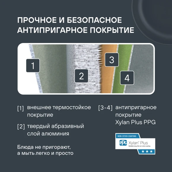 Набор сковород Rondell Kortado RDA-1788 3 предмета