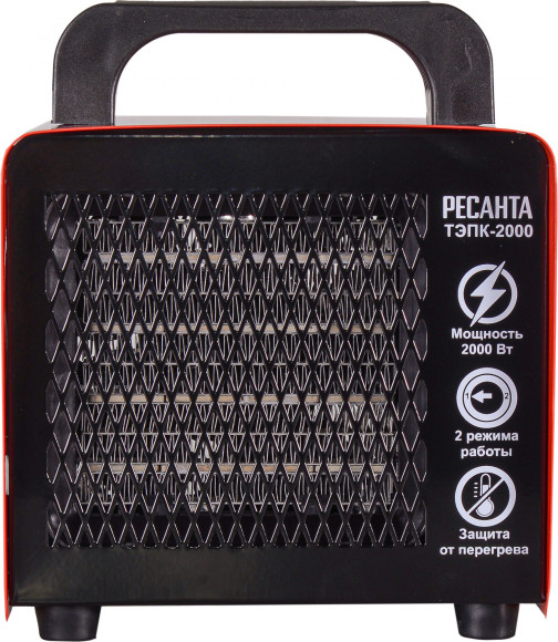 Тепловая пушка электрическая Ресанта ТЭПК-2000 2000Вт красный Тепловая пушка электрическая Ресанта ТЭПК-2000 2000Вт красный