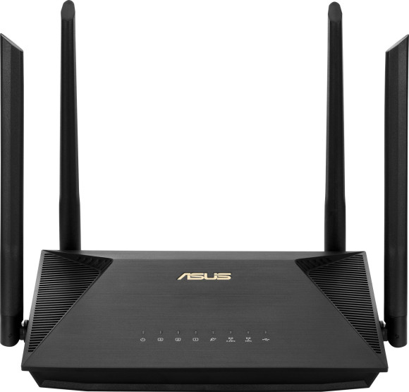 Роутер беспроводной Asus RT-AX53U AX1800 10/100/1000BASE-TX/4G ready черный Роутер беспроводной Asus RT-AX53U AX1800 10/100/1000BASE-TX/4G ready черный