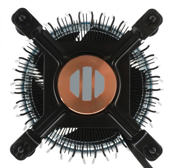 Устройство охлаждения(кулер) Intel RM1 M23901 Soc-1700/1851 черный 4-pin 16-29dB Al+Cu 95W 350gr brown box