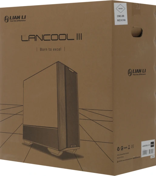 Корпус Lian-Li Lancool III черный без БП ATX 10x120mm 3x140mm 2xUSB3.0 audio bott PSU Корпус Lian-Li Lancool III черный без БП ATX 10x120mm 3x140mm 2xUSB3.0 audio bott PSU