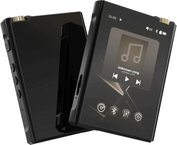 Плеер Hi-Fi Flash Digma Pro XT7 черный/золотистый/3.5"/microSD/microSDHC