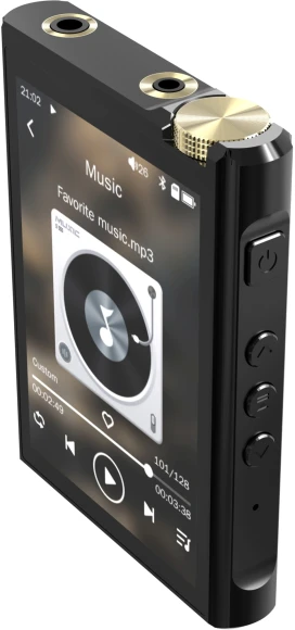 Плеер Hi-Fi Flash Digma Pro XT7 черный/золотистый/3.5"/microSD/microSDHC