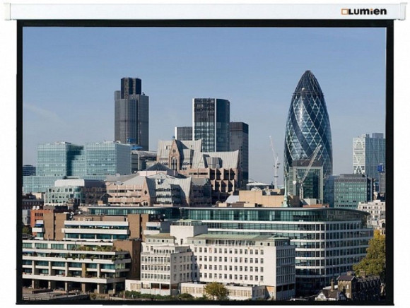 Экран Lumien 151" 280x280см Master Control LMC-100126 1:1 настенно-потолочный рулонный белый (моторизованный привод)