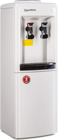 Кулер Aqua Work 0.8-LWR напольный белый/черный