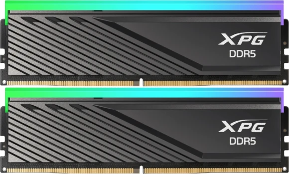 Память DDR5 2x16GB 6000MHz A-Data AX5U6000C3616G-DTLABRBK XPG Lancer Blade RGB RTL Gaming PC5-48000 CL36 DIMM ECC 288-pin 1.35В kit dual rank с радиатором Ret