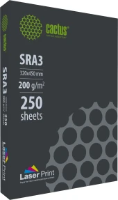 Бумага Cactus CS-LPA3200250 A3 марка A/200г/м2/250л./белый CIE170% для лазерной печати Бумага Cactus CS-LPA3200250 A3 марка A/200г/м2/250л./белый CIE170% для лазерной печати