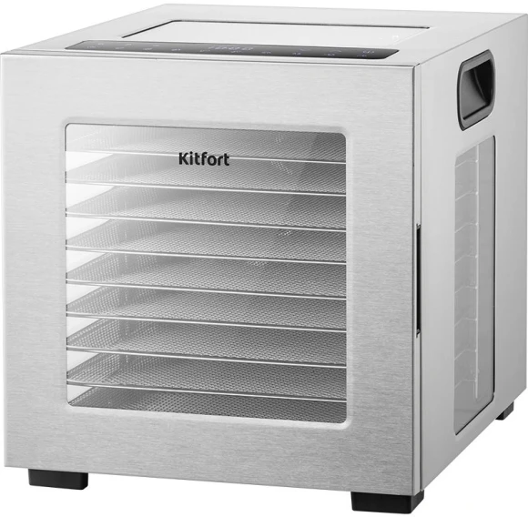 Кофемолка Kitfort КТ-7566 150Вт сист.помол.:жернова вместим.:180гр белый/черный