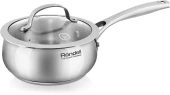 Ковш Rondell Calypso RDS-1670 1.5л. d=16см (с крышкой) стальной Ковш Rondell Calypso RDS-1670 1.5л. d=16см (с крышкой) стальной