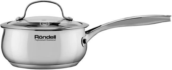 Ковш Rondell Calypso RDS-1670 1.5л. d=16см (с крышкой) стальной Ковш Rondell Calypso RDS-1670 1.5л. d=16см (с крышкой) стальной