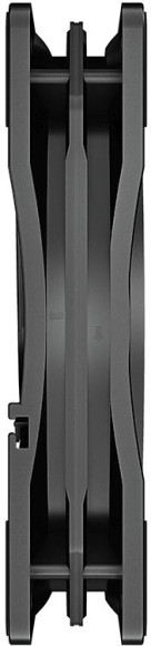 Вентилятор для корпуса Deepcool RF120 FS RGB 120х120x25 черный 4-pin 27дБ (DP-FLED3-RF120-FS) Ret