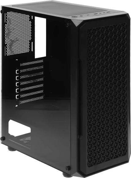 Корпус Accord 3338 черный без БП ATX 6x120mm 1xUSB2.0 1xUSB3.0 audio bott PSU