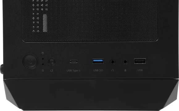 Корпус Accord 3338 черный без БП ATX 6x120mm 1xUSB2.0 1xUSB3.0 audio bott PSU