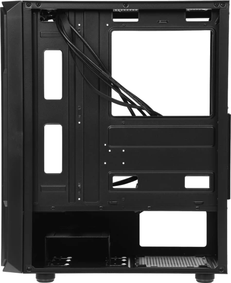 Корпус Accord 3338 черный без БП ATX 6x120mm 1xUSB2.0 1xUSB3.0 audio bott PSU