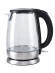 Чайник электрический Kitfort КТ-619 1.7л. 2200Вт серебристый/черный корпус: стекло/металл Чайник электрический Kitfort КТ-619 1.7л. 2200Вт серебристый/черный корпус: стекло/металл
