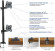 Кронштейн для мониторов ЖК Kromax OFFICE-5 серый 15"-32" макс.12кг настольный поворот и наклон Кронштейн для мониторов ЖК Kromax OFFICE-5 серый 15"-32" макс.12кг настольный поворот и наклон