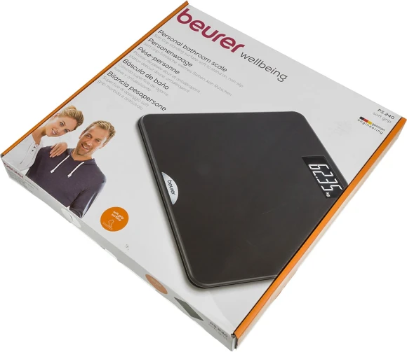Весы напольные электронные Beurer PS240 макс.180кг черный Весы напольные электронные Beurer PS240 макс.180кг черный