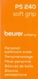 Весы напольные электронные Beurer PS240 макс.180кг черный Весы напольные электронные Beurer PS240 макс.180кг черный