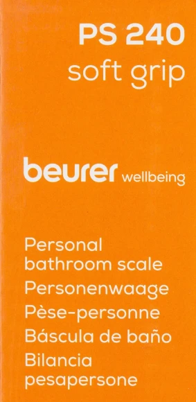 Весы напольные электронные Beurer PS240 макс.180кг черный Весы напольные электронные Beurer PS240 макс.180кг черный
