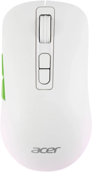 Мышь Acer OMR311 белый оптическая 2400dpi беспров. BT/Radio USB 7but (ZL.MCECC.034)