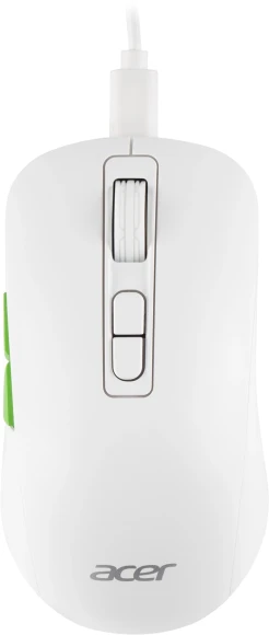 Мышь Acer OMR311 белый оптическая 2400dpi беспров. BT/Radio USB 7but (ZL.MCECC.034)