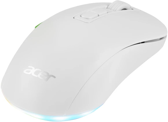 Мышь Acer OMR311 белый оптическая 2400dpi беспров. BT/Radio USB 7but (ZL.MCECC.034)