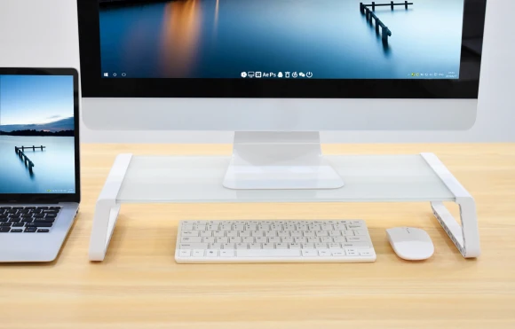 Подставка под монитор Cactus CS-MR-ALGL прозрачный Подставка под монитор Cactus CS-MR-ALGL прозрачный