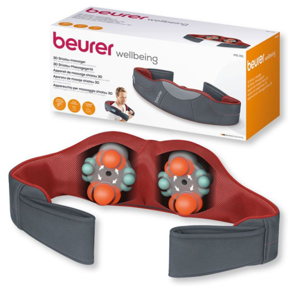 Массажер Beurer MG151 24Вт серый (643.08) Массажер Beurer MG151 24Вт серый (643.08)