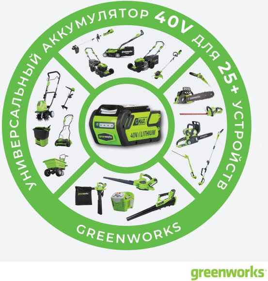 Снегоуборщик электр. Greenworks 2600807
