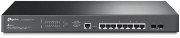 Коммутатор TP-Link TL-SG3210XHP-M2 8x2.5Гбит/с 2SFP+ 8PoE+ 240W управляемый