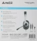 Наушники с микрофоном A4Tech Fstyler FH100U белый/черный 2м накладные USB оголовье (FH100U (PANDA))