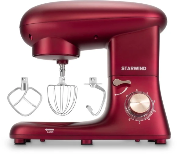 Миксер планетарный Starwind SPM7170 1900Вт гранатовый