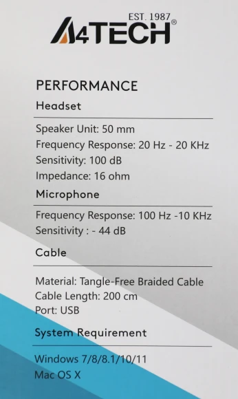 Наушники с микрофоном A4Tech Fstyler FH300U белый 2м мониторные USB оголовье (FH300U WHITE) Наушники с микрофоном A4Tech Fstyler FH300U белый 2м мониторные USB оголовье (FH300U WHITE)