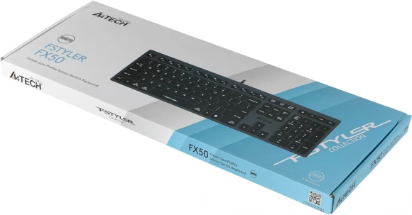 Клавиатура A4Tech Fstyler FX50 серый USB slim Multimedia (FX50 GREY) Клавиатура A4Tech Fstyler FX50 серый USB slim Multimedia (FX50 GREY)