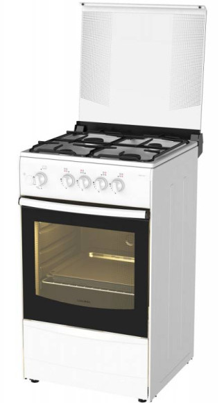 Плита Газовая Darina 1 AS GM521 001 W белый реш.сталь