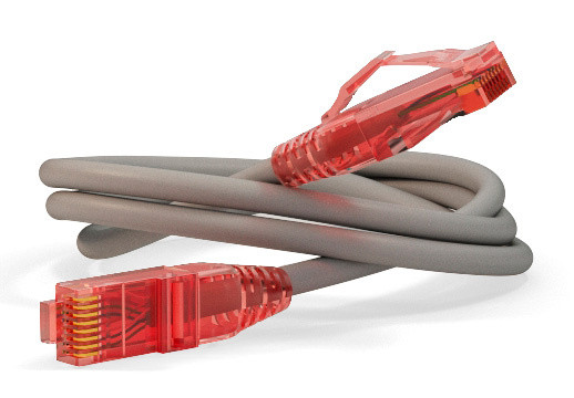 Патч-корд Hyperline PC-LPM-UTP-RJ45-RJ45-C5E-5M-LSZH-GY UTP RJ-45 вил.-вилка RJ-45 кат.5E 5м серый LSZH 24AWG