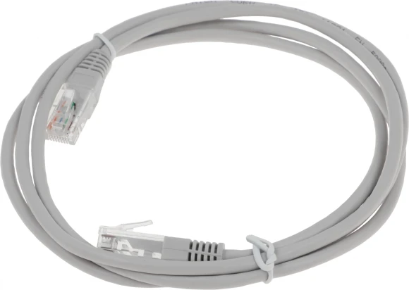 Патч-корд Lanmaster TWT-45-45-1.5-GY UTP RJ-45 вил.-вилка RJ-45 кат.5E 1.5м серый ПВХ (уп.:1шт) Патч-корд Lanmaster TWT-45-45-1.5-GY UTP RJ-45 вил.-вилка RJ-45 кат.5E 1.5м серый ПВХ (уп.:1шт)