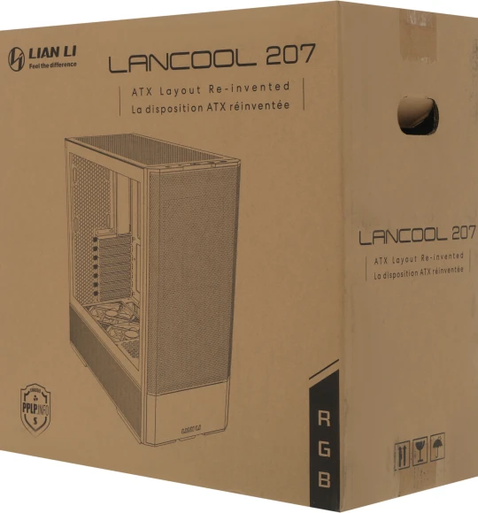 Корпус Lian-Li Lancool 207 черный без БП ATX 4x120mm 2x140mm 2xUSB3.0 audio bott PSU Корпус Lian-Li Lancool 207 черный без БП ATX 4x120mm 2x140mm 2xUSB3.0 audio bott PSU
