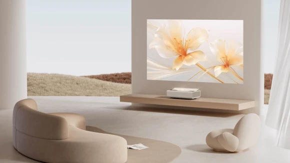 Проектор Xgimi Aura 2 + Screen DLP 2300Lm LS (3840x2160) 1000000:1 ресурс лампы:20000часов 3xUSB typeA 2xHDMI 9кг Проектор Xgimi Aura 2 + Screen DLP 2300Lm LS (3840x2160) 1000000:1 ресурс лампы:20000часов 3xUSB typeA 2xHDMI 9кг