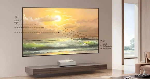 Проектор Xgimi Aura 2 + Screen DLP 2300Lm LS (3840x2160) 1000000:1 ресурс лампы:20000часов 3xUSB typeA 2xHDMI 9кг Проектор Xgimi Aura 2 + Screen DLP 2300Lm LS (3840x2160) 1000000:1 ресурс лампы:20000часов 3xUSB typeA 2xHDMI 9кг