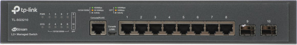 Коммутатор TP-Link SG3210 8x1Гбит/с 2SFP управляемый Коммутатор TP-Link SG3210 8x1Гбит/с 2SFP управляемый