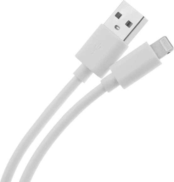 Кабель KingPrice KP-USBAL-1m USB (m)-Lightning (m) 1м белый