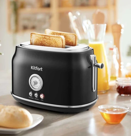 Тостер Kitfort KT-2038-1 685Вт черный