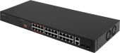Коммутатор TP-Link TL-SL1226P (L2) 24x100Мбит/с 2x1Гбит/с 2xКомбо(1000BASE-T/SFP) 24PoE+ 250W неуправляемый Коммутатор TP-Link TL-SL1226P (L2) 24x100Мбит/с 2x1Гбит/с 2xКомбо(1000BASE-T/SFP) 24PoE+ 250W неуправляемый