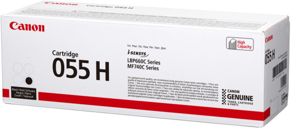 Картридж лазерный Canon 055HBK 3020C002/004 черный бар.в компл. (7600стр.) для Canon LBP663Cdw/LBP664Cx/MF746Cx/MF742Cdw/MF744Cdw
