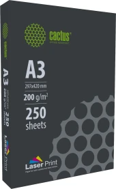 Бумага Cactus CS-LPA4200250 A4 марка A/200г/м2/250л./белый CIE170% для лазерной печати Бумага Cactus CS-LPA4200250 A4 марка A/200г/м2/250л./белый CIE170% для лазерной печати
